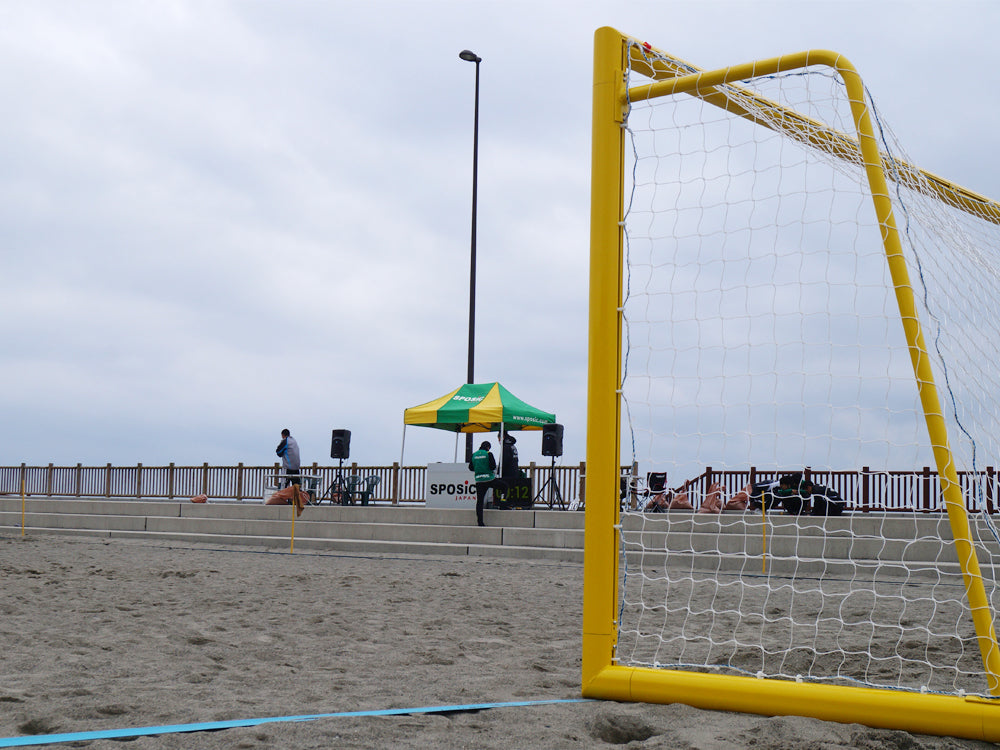 アルミサッカーゴール《ビーチ》砂浜設置