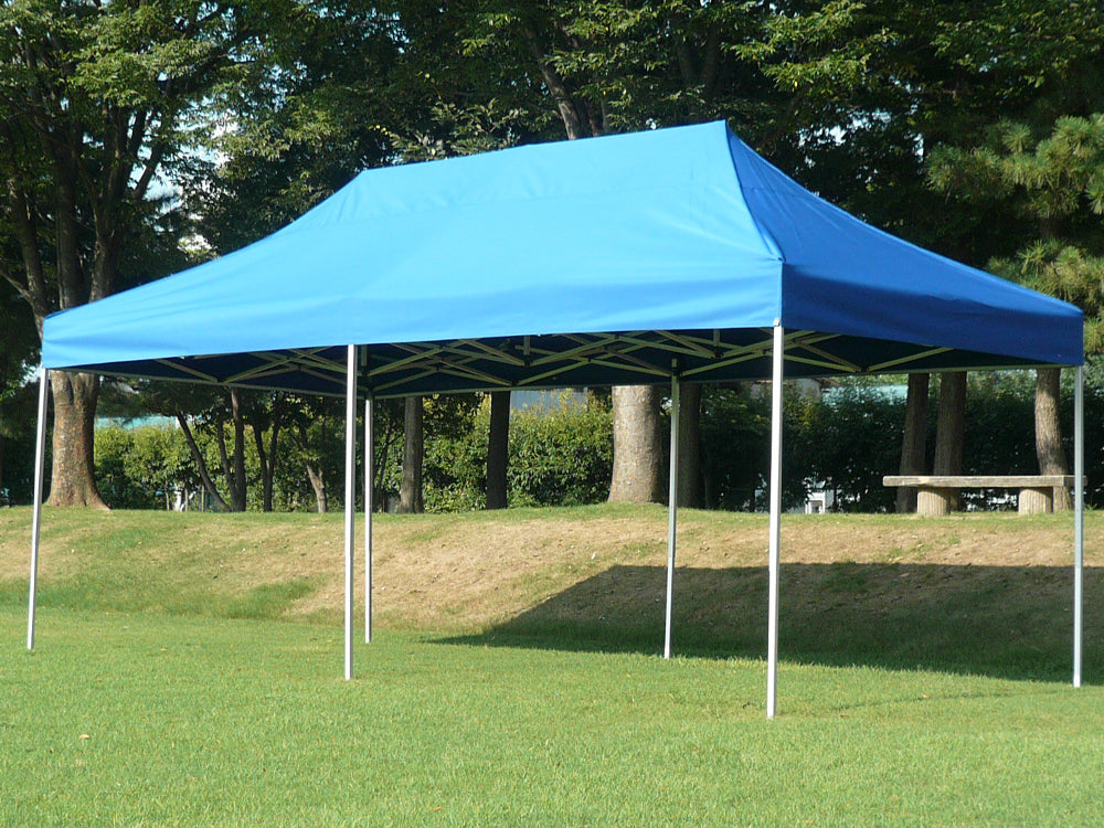 大型簡易テント 6x3M ワンタッチタイプ 7色 名入れプリント可 イベント