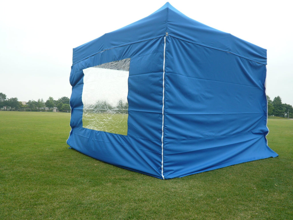 簡易テント横幕 設置